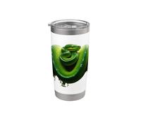 Realmente como Green Tree Pythons Python Vaso térmico de acero inoxidable de doble pared