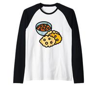 Realmente como la Cocina India Chole bhature Camiseta Manga Raglan