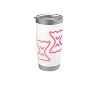 Realmente como la pasta Farfalle Bowtie Vaso térmico de acero inoxidable de doble pared