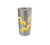 Realmente como los fideos de pasta Cavatappi Vaso térmico de acero inoxidable de doble pared