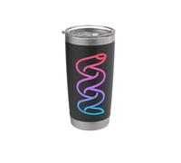 Realmente como los fideos de pasta Cavatappi Vaso térmico de acero inoxidable de doble pared