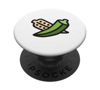 Realmente como Okra - Amante de la Malva PopSockets PopGrip Adhesivo