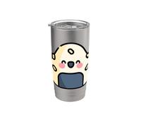 Realmente como Onigiri Bola de Arroz Japonesa Omusubi Nigirimeshi Vaso térmico de acero inoxidable de doble pared
