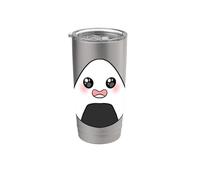 Realmente como Onigiri Bola de Arroz Japonesa Omusubi Nigirimeshi Vaso térmico de acero inoxidable de doble pared