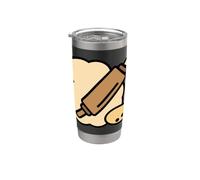 Realmente como rodillos, rodillo para hornear y cocinar Vaso térmico de acero inoxidable de doble pared