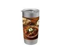 Realmente como Rogan Josh Comida India Wazwan Vaso térmico de acero inoxidable de doble pared