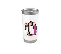 Realmente como Ustrasana Camel Pose Yoga Vaso térmico de acero inoxidable de doble pared