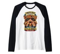 Realmente Este es mi Circo Estos Son mis Monos Dicho Divertido Camiseta Manga Raglan