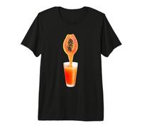 Realmente me Encanta la Papaya Paw-Paw Fruit Colorida Camiseta Premium