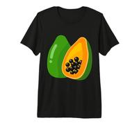 Realmente me Encanta la Papaya Paw-Paw Fruit Colorida Camiseta Premium