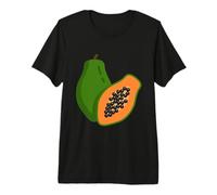 Realmente me Encanta la Papaya Paw-Paw Fruit Colorida Camiseta Premium