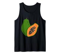 Realmente me Encanta la Papaya Paw-Paw Fruit Colorida Camiseta sin Mangas