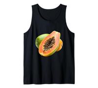 Realmente me Encanta la Papaya Paw-Paw Fruit Colorida Camiseta sin Mangas