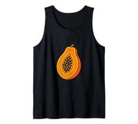 Realmente me Encanta la Papaya Paw-Paw Fruit Colorida Camiseta sin Mangas