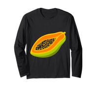 Realmente me Encanta la Papaya Paw-Paw Fruit Colorida Manga Larga