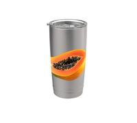Realmente me encanta la papaya Paw-Paw Fruit Colorida Vaso térmico de acero inoxidable de doble pared