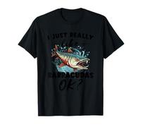 Realmente me Gusta Barracuda Fish Lover Barracuda Agua Salada Barracuda Camiseta