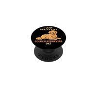 Realmente Me Gusta Golden Retrievers Ok Animal Lindo Perro PopSockets PopGrip Adhesivo