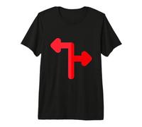Realmente me Gusta la elección de decisión de bifurcación Camiseta Premium