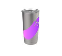 Realmente Me gusta la jardinería vegana vegetariana de calabacín Vaso térmico de acero inoxidable de doble pared