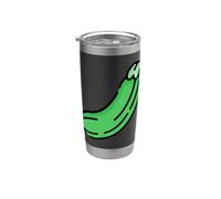 Realmente Me gusta la jardinería vegana vegetariana de calabacín Vaso térmico de acero inoxidable de doble pared