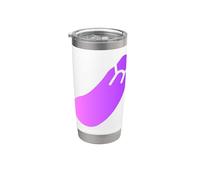 Realmente Me gusta la jardinería vegana vegetariana de calabacín Vaso térmico de acero inoxidable de doble pared