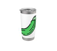 Realmente Me gusta la jardinería vegana vegetariana de calabacín Vaso térmico de acero inoxidable de doble pared