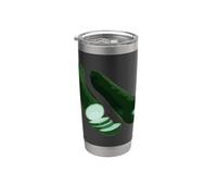 Realmente Me gusta la jardinería vegana vegetariana de calabacín Vaso térmico de acero inoxidable de doble pared