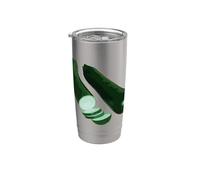 Realmente Me gusta la jardinería vegana vegetariana de calabacín Vaso térmico de acero inoxidable de doble pared