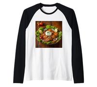 Realmente Me Gusta Paneer Tikka India India Tandoor Comida Camiseta Manga Raglan