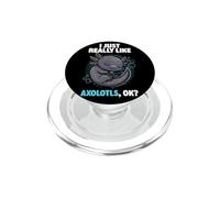 Realmente Me Gustan Axolotls Ok Animal Lindo Enigma Axolotl PopSockets PopGrip para MagSafe