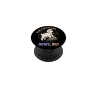 Realmente me Gustan Las Cabras Ok Animal de Granja Lindo Angora Goat PopSockets PopGrip Adhesivo