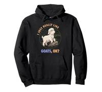 Realmente me Gustan Las Cabras Ok Animal de Granja Lindo Angora Goat Sudadera con Capucha