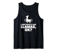 Realmente me Gustan Las Llamas, Ok? Humor Divertido de Llama Camiseta sin Mangas