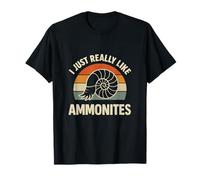 Realmente me Gustan los amonitas Cute Fossil Hunter Paleontología Camiseta