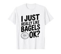 Realmente me Gustan los Bagels, ¿de Acuerdo? Humor gastronómico Camiseta