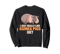 Realmente me Gustan los Conejillos de Indias Ok Cute Skinny Guinea Pig Sudadera