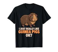 Realmente me Gustan los Conejillos de Indias Ok Cute Teddy Guinea Pig Camiseta
