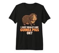 Realmente me Gustan los Conejillos de Indias Ok Cute Teddy Guinea Pig Camiseta Premium