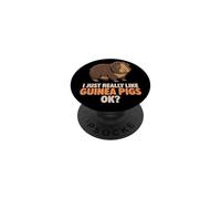 Realmente me Gustan los Conejillos de Indias Ok Cute Teddy Guinea Pig PopSockets PopGrip Adhesivo