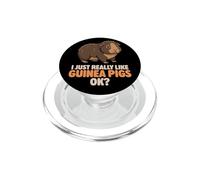 Realmente me Gustan los Conejillos de Indias Ok Cute Teddy Guinea Pig PopSockets PopGrip para MagSafe