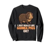 Realmente me Gustan los Conejillos de Indias Ok Cute Teddy Guinea Pig Sudadera