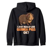 Realmente me Gustan los Conejillos de Indias Ok Cute Teddy Guinea Pig Sudadera con Capucha