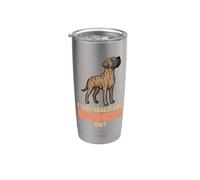 Realmente Me gustan los perros Ok Amante de los animales Lindo Gran Danés Vaso térmico de acero inoxidable de doble pared