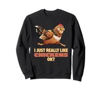 Realmente me Gustan los Pollos Ok Farm Easter Egger Chicken Sudadera