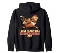 Realmente me Gustan los Pollos Ok Farm Easter Egger Chicken Sudadera con Capucha