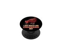 Realmente me Gustan los Pollos Ok Farm Rhode Island Chicken PopSockets PopGrip Adhesivo