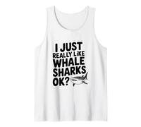 Realmente me Gustan los Tiburones Ballena, ¿de Acuerdo? Camiseta sin Mangas