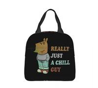 Realmente Solo un Chico Relajado Meme Divertido Bolsas de Almuerzo aisladas Contenedor de Almuerzo de Alta Capacidad Bolsa térmica Lonchera Bolsa de Comida de Playa