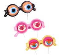 REALOKMAN Blinking Eye Glasses Kinetic Crazy Winking Prank Glasses Funny Novelty Gag Gifts Prop for Party Jokes Costume